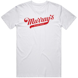 Murray's Cheese Cheesemakers Dairy Product Retro Graphic Unisex Cotton White Classic T Shirt