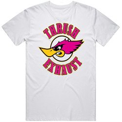 Thrush Exhaust Mufflers  Performance Road Runner Logo Retro Graphic Unisex Cotton White Classic T Shirt