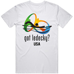 Got Katie Ledecky 200 M Freestyle Swimming Usa Olympic Team Retro Graphic Unisex Cotton White Classic T Shirt