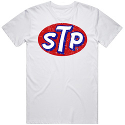 Stp Auto Automobile Car Truck Motorcycle Parts Cool Distressed Style Brand Logo Emblem Retro Graphic Unisex Cotton White Classic T Shirt