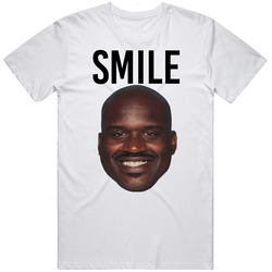 Smile Shaquille O'neal Lakers Basketball T Shirt