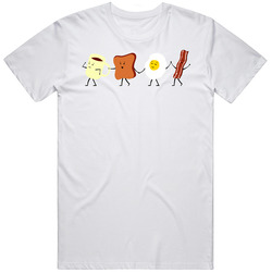 Coffee Toast Egg Bacon T Shirt