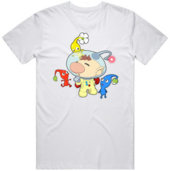 Super Smash Bros. - Pikmin - Olimar - Cute White T Shirt