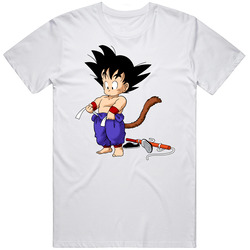 Dragon ball z t-shirt goku kid tee Retro Graphic Unisex Cotton White Classic T Shirt