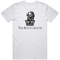 The Ritz-carlton Hotel Logo Retro Graphic Unisex Cotton White Classic T Shirt