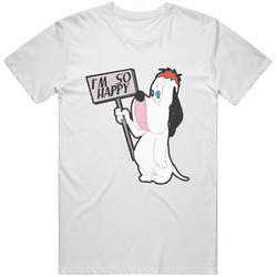 Droopy The Dog Im So Happy Tex Avery Bill Thompson Happy Hound Retro T Shirt