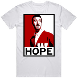 Frank Kaminsky Hope Poster Parody Charlotte Basketball Draft 2015 Sports Retro Graphic Unisex Cotton White Classic T Shirt