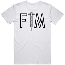 White Ftm Retro Graphic Unisex Cotton White Classic T Shirt