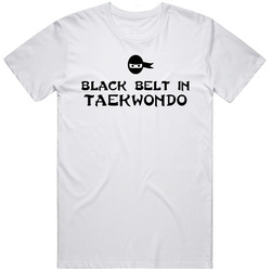 Black Belt In Taekwondo Sport Hobby Master T Shirt