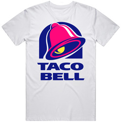 Taco Bell Logo Retro Graphic Unisex Cotton White Classic T Shirt