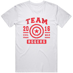 Team Captain America Steve Rogers Avengers Civil War Cool T Shirt