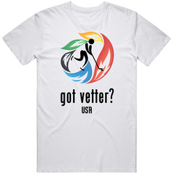 Jessie Vetter Usa Olympic Hockey Retro Graphic Unisex Cotton White Classic T Shirt