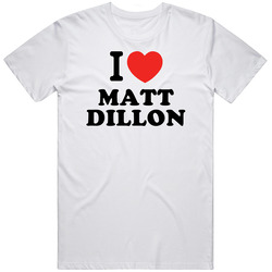 I Heart Matt Dillon Action Movie Star Actor Fan T Shirt