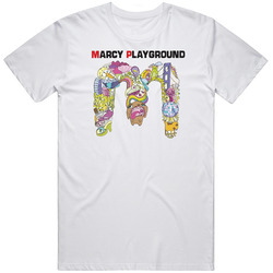 Marcy Playground White 2200x3000 Retro Graphic Unisex Cotton White Classic T Shirt