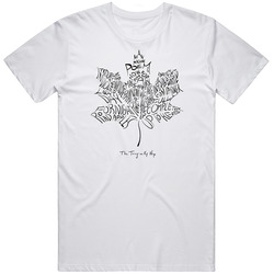 The Tragically Hip Tour 2016 White Retro Graphic Unisex Cotton White Classic T Shirt