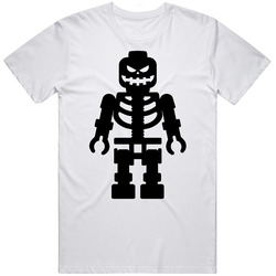 Evil Lego Skeleton Robo Scary Halloween Costume T Shirt