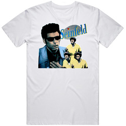 Seinfeld Kramer Funny Tv Show Retro Graphic Unisex Cotton White Classic T Shirt
