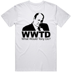 What Would Tony Do The Sopranos Retro Graphic Unisex Cotton White Classic T Shirt