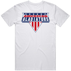American Gladiators 1990 Game Show Retro Graphic Unisex Cotton White Classic T Shirt