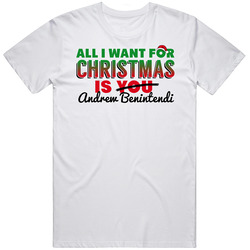 All I Want For Christmas Is Andrew Benintendi Boston Baseball Funny T Shirt
