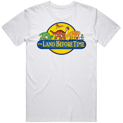 The Land Before Time Classic Retro Graphic Unisex Cotton White Classic T Shirt