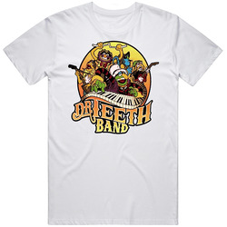 Muppets - Dr Teeth Band Retro Graphic Unisex Cotton White Classic T Shirt