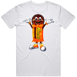 Reeses Pieces Retro Graphic Unisex Cotton White Classic T Shirt