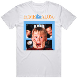 Home Alone 80s 90s Movie Retro Graphic Unisex Cotton White Classic T Shirt