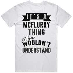 Its A Mcflurry Thing Wouldnt Understand Cool Retro Foodie T Shirt
