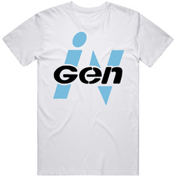 Jurassic Park Ingen Logo Movie Retro Graphic Unisex Cotton White Classic T Shirt