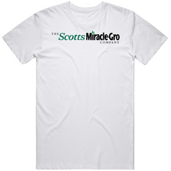 Scotts Miracle-gro Co Cannabis Weed Marijuana Stoner Company Logo Fan T Shirt