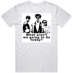 Ferris Bueller Retro Graphic Unisex Cotton White Classic T Shirt