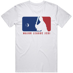 Baseball Star Wars Parody Major League Jedi Luke T Shirt