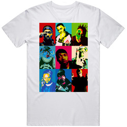 Wu Tang Clan Rap Hip Hop Music Retro Graphic Unisex Cotton White Classic T Shirt