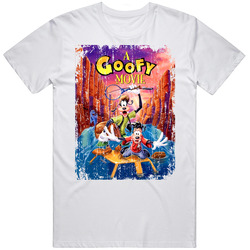 A Goofy Movie  Comedy Film Poster Aged Look T Shirt