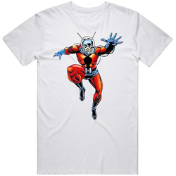 Antman Retro Graphic Unisex Cotton White Classic T Shirt