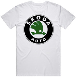 Skoda European Auto Car Logo T Shirt