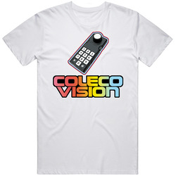 Colecovision Controller Retro 80s Retro Graphic Unisex Cotton White Classic T Shirt
