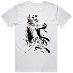 Blade Of The Immortal Retro Graphic Unisex Cotton White Classic T Shirt
