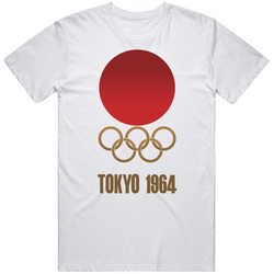 Tokyo Summer Olympics 1964 Retro Logo Olympiad Sports Event T Shirt