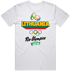 Lithuania Rio 2016 Summer Olympic Games Sports Fan T Shirt