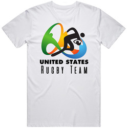 United States Rugby Team Rio 2016 Olympic Event Logo T Shirt