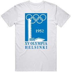 Helsinki Summer Olympics 1952 Retro Olympiad Logo World Sport Event T Shirt