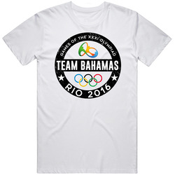 Team Bahamas Rio 2016 Games Xxxi Olympiad Country Support Fan T Shirt