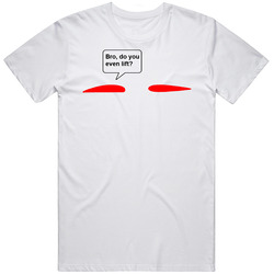 Bro Do You Even Lift Funny Helicopter Pilot Aircraft Airfoil Physics Retro Graphic Unisex Cotton White Classic T Shirt