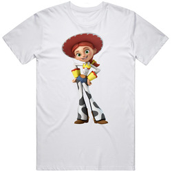 Toy Story Jessie Retro Graphic Unisex Cotton White Classic T Shirt