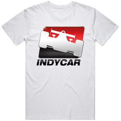 Indy Car Racing Circuit Performance Logo Retro Graphic Unisex Cotton White Classic T Shirt