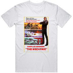 The Mechanic, T-shirt, Charles Bronson, Death Wish, Assasin, Vigilante, Movie, 1970's T Shirt