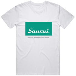 Sansui, T-shirt, Audio, Stereo, Retro, Logo, Receiver, Stereo, Hi-fi, JapanesE T Shirt