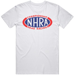 Nhra Drag Racing Retro Graphic Unisex Cotton White Classic T Shirt